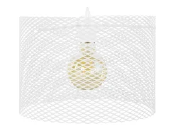 TOSEL Lámpara Suspendida-Suspensión , metal, ,A80xD30xP30cm Blanco
