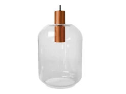 Outlet TOSEL Suspensión , metal,,A 100xD 20x P 20cm Bronce