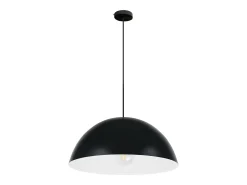 TOSEL Lámpara Suspendida-Suspensión , metal, ,A78xD42,5xP42,5cm Negro