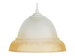 TOSEL Suspensión , vidrio,AMARILLO,A70xD20xP 20cm Amarillo claro Discount