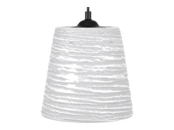 TOSEL Lámpara Suspendida-Suspensión ,arcilla,, A70xD14,5xP 14,5cm Blanco