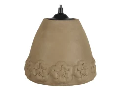 TOSEL Suspensión ,arcilla, ,A84xD 25x P 25cm Gris Hot