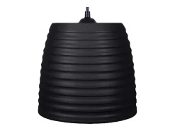 TOSEL Suspensión ,arcilla, ,A90xD31xP31cm Negro