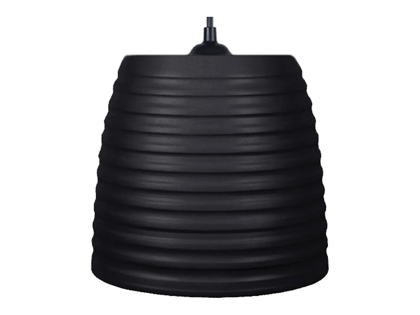 TOSEL Suspensión ,arcilla, ,A90xD31xP31cm Negro