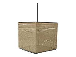 Sale TOSEL Suspensión ,fibre ,natural,A 90x D16xP16cm Color natural claro