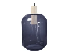 TOSEL Lámpara Suspendida-Suspensión ,madera , ,A 100xD20x P 20cm Azul