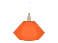 Hot TOSEL Suspensión ,madera,natural,A90xD40x P40cm Naranja