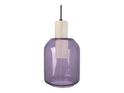 TOSEL Suspensión ,madera, ,A 100xD14x P 14cm Violeta Sale