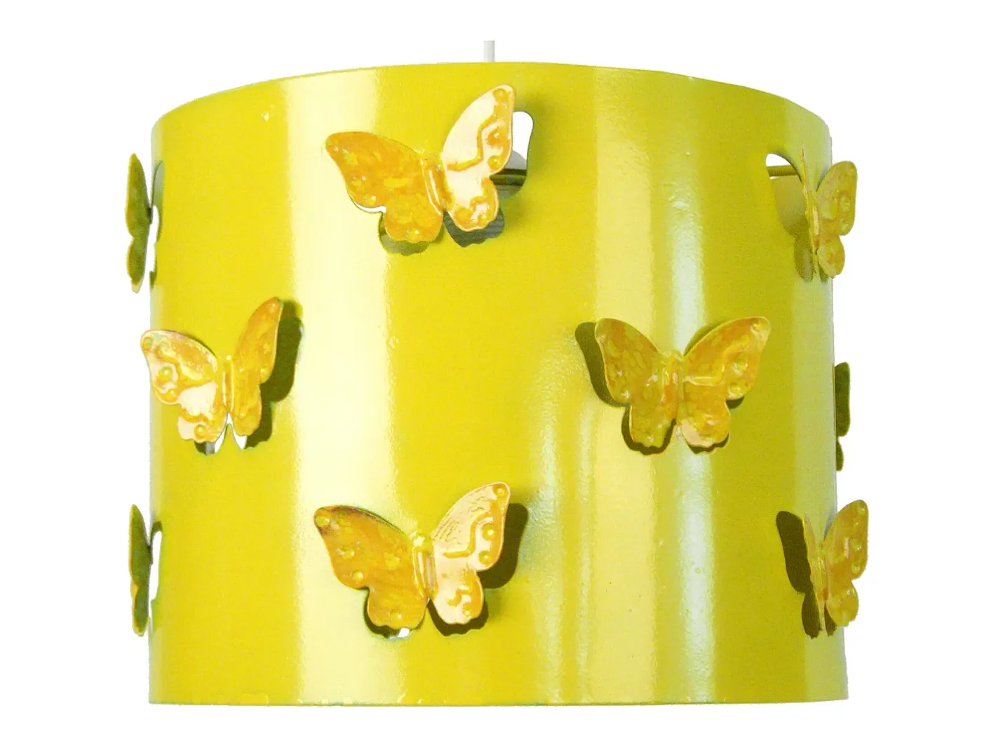 TOSEL Suspensión ,metal, AMARILLO,A 80xD27x P 27cm Amarillo claro Discount
