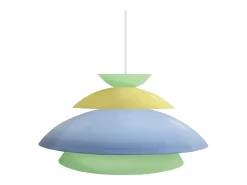 TOSEL Suspensión ,metal , ,A110x D 40xP40cm Azul New
