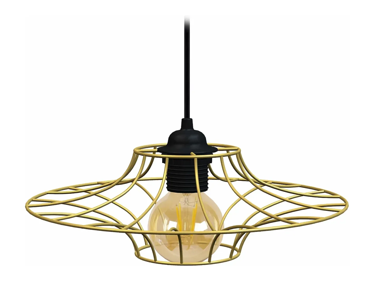 TOSEL Lámpara Suspendida-Suspensión ,metal , ,A70xD30xP30cm Dorado