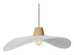 Best TOSEL Suspensión ,metal, fibra,, A70xD44xP 50cm Blanco