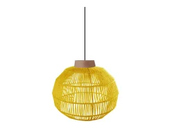 TOSEL Lámpara Suspendida-Suspensión ,metal, fibra,, A90xD32xP32cm Amarillo