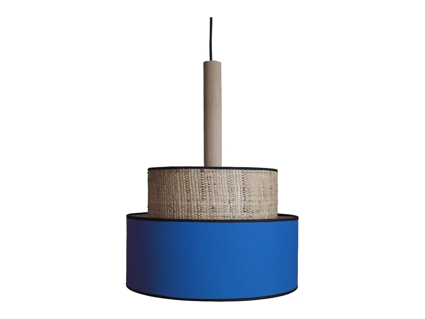 TOSEL Suspensión ,metal, fibra, , A 87xD35xP35cm Azul Hot