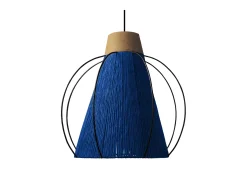 TOSEL Suspensión ,metal, fibra, , A 90xD32xP32cm Azul Clearance