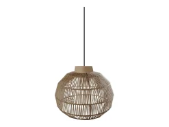 TOSEL Suspensión ,metal, fibra,natural,A90x D25xP25cm Color natural claro Clearance