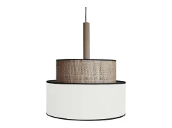 Sale TOSEL Suspensión ,metal, fibra,,A98xD 60xP60cm Blanco