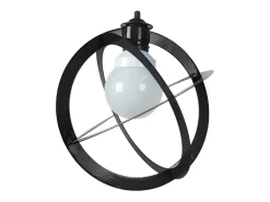 TOSEL Lámpara Suspendida-Suspensión ,metal, , A 88xD28xP28cm Negro
