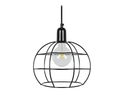 TOSEL Lámpara Suspendida-Suspensión ,metal. , ,A85x D 25xP25cm Negro