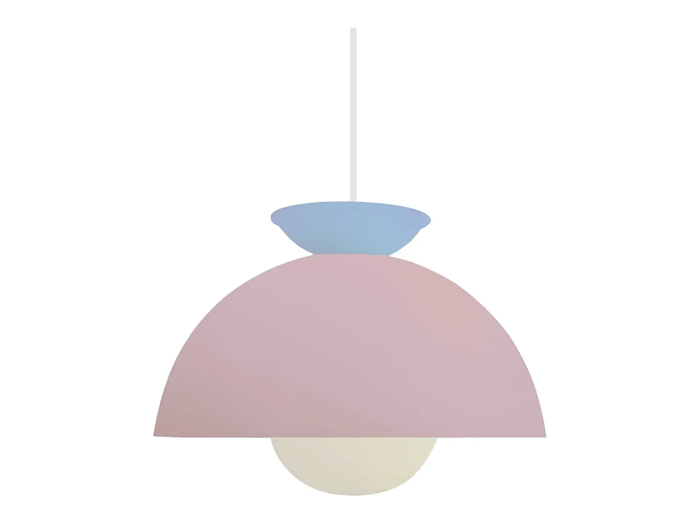 TOSEL Suspensión ,metal , ,A110xD30xP30cm Rosa Clearance