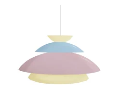 TOSEL Lámpara Suspendida-Suspensión ,metal , ,A110xD 40xP40cm Rosa