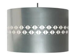 Discount TOSEL Suspensión ,metal.,Aluminio ,A 80xD 30xP30cm Plateado