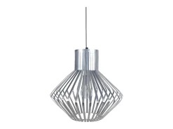 TOSEL Suspensión ,metal,Aluminio ,A90xD 36x P 36cm Plateado Sale