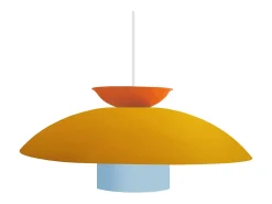 TOSEL Lámpara Suspendida-Suspensión ,metal,,A110xD40xP40 cm Amarillo