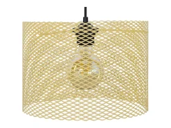 TOSEL Suspensión ,metal,AMARILLO,A80xD25xP25cm Amarillo claro Best