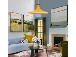 Clearance TOSEL Suspensión ,metal,,A 110x D36xP36cm Amarillo