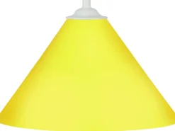 TOSEL Lámpara Suspendida-Suspensión ,metal.,AMARILLO,A80xD33xP33cm Amarillo claro