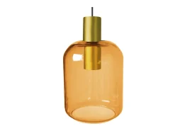 TOSEL Suspensión ,metal,AMARILLO, A100xD16xP 16cm Amarillo claro Sale