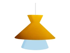 TOSEL Lámpara Suspendida-Suspensión ,metal,,A110xD20xP20cm Amarillo