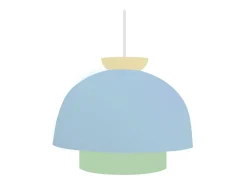 TOSEL Lámpara Suspendida-Suspensión ,metal, ,A110xD24,5xP24,5cm Azul