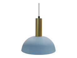 TOSEL Lámpara Suspendida-Suspensión ,metal, ,A 110xD 24xP24cm Azul