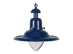 TOSEL Lámpara Suspendida-Suspensión ,metal, ,A75xD30xP30 cm Azul