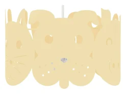 TOSEL Lámpara Suspendida-Suspensión ,metal,,A75xD30xP30cm Beige