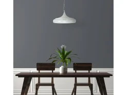 New TOSEL Suspensión ,metal,Beije,A90xD 41xP41cm Transparente