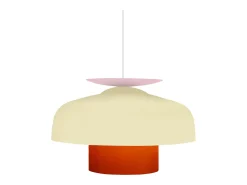 TOSEL Lámpara Suspendida-Suspensión ,metal,,A110xD30xP30cm Beige