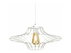 TOSEL Lámpara Suspendida-Suspensión ,metal,,A76xD 40xP40cm Blanco