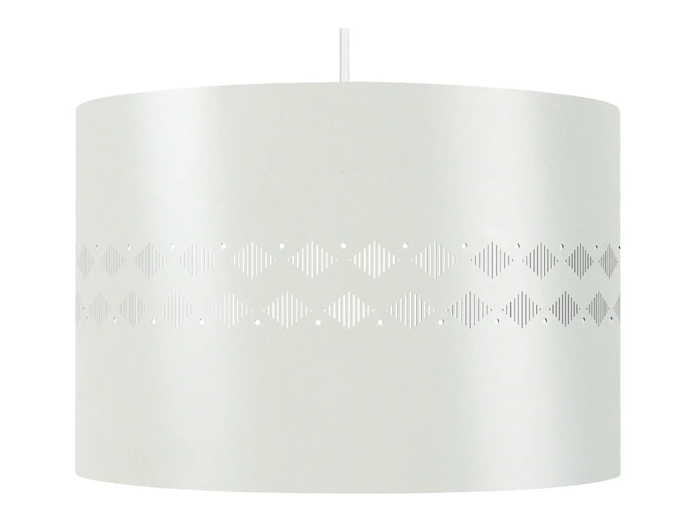 TOSEL Lámpara Suspendida-Suspensión ,metal.-, , A80xD30xP 30 cm Blanco