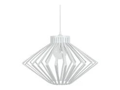 TOSEL Lámpara Suspendida-Suspensión ,metal,,A90x D37xP37cm Blanco