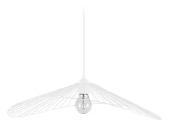TOSEL Lámpara Suspendida-Suspensión ,metal,,A 70xD44x P 50cm Blanco