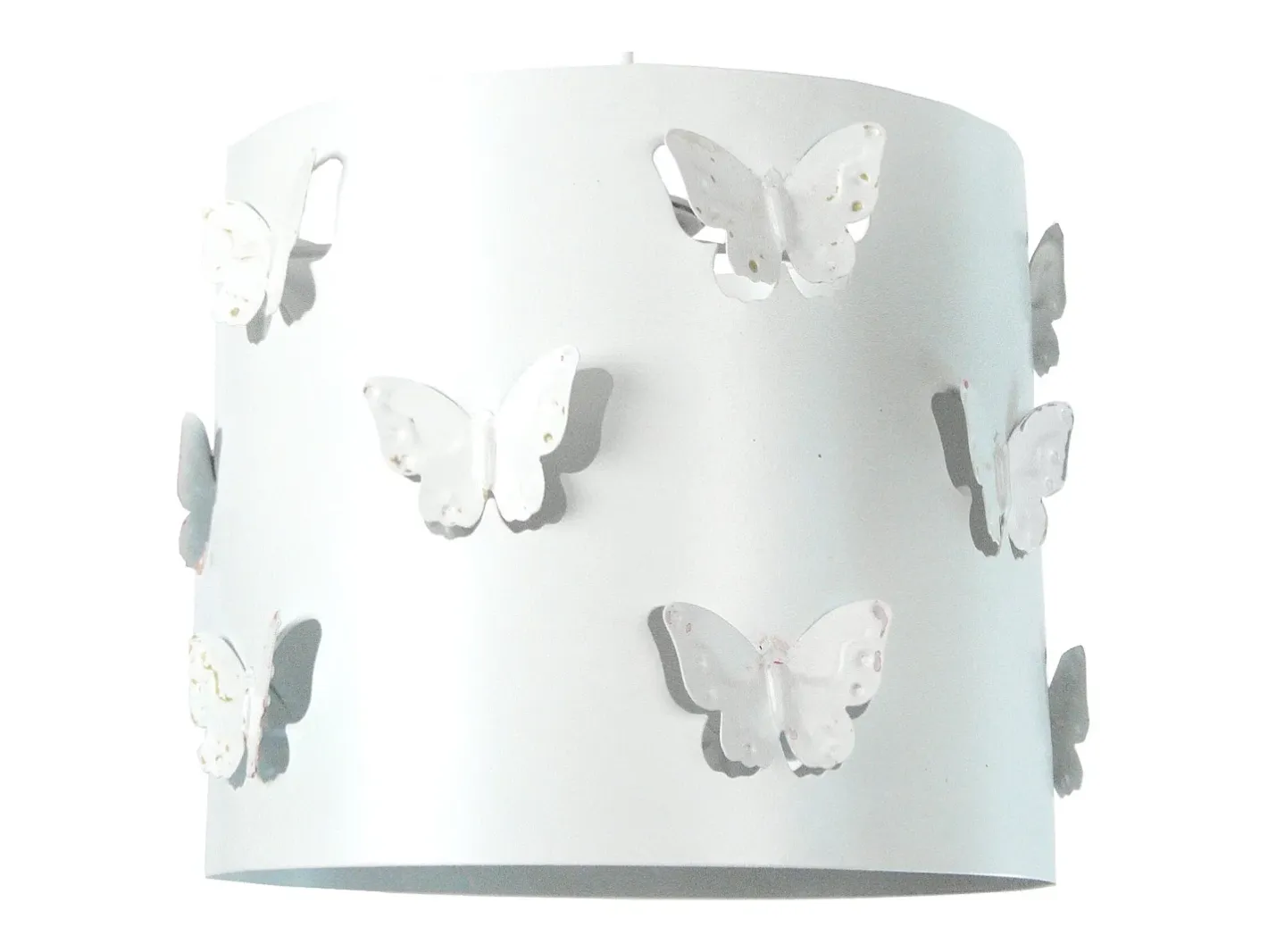 Outlet TOSEL Suspensión ,metal, , A80xD27xP 27cm Blanco
