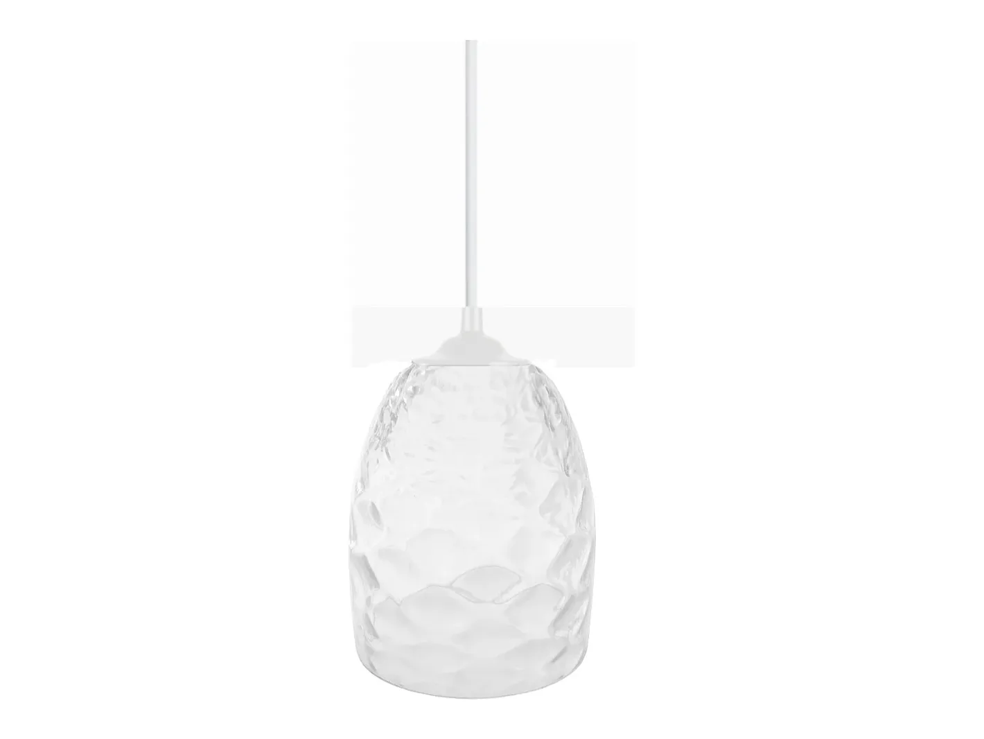 TOSEL Lámpara Suspendida-Suspensión ,metal, ,A100xD 17xP17cm Blanco