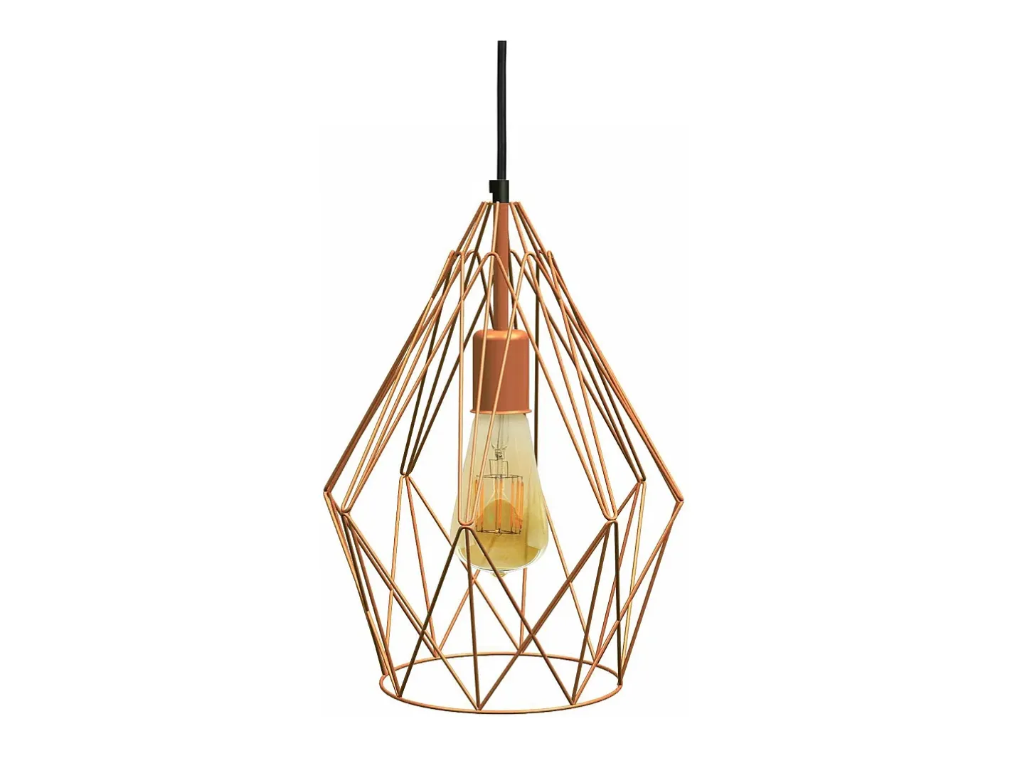 TOSEL Suspensión ,metal,Bronce ,A90xD35xP30cm Cobrizo Discount
