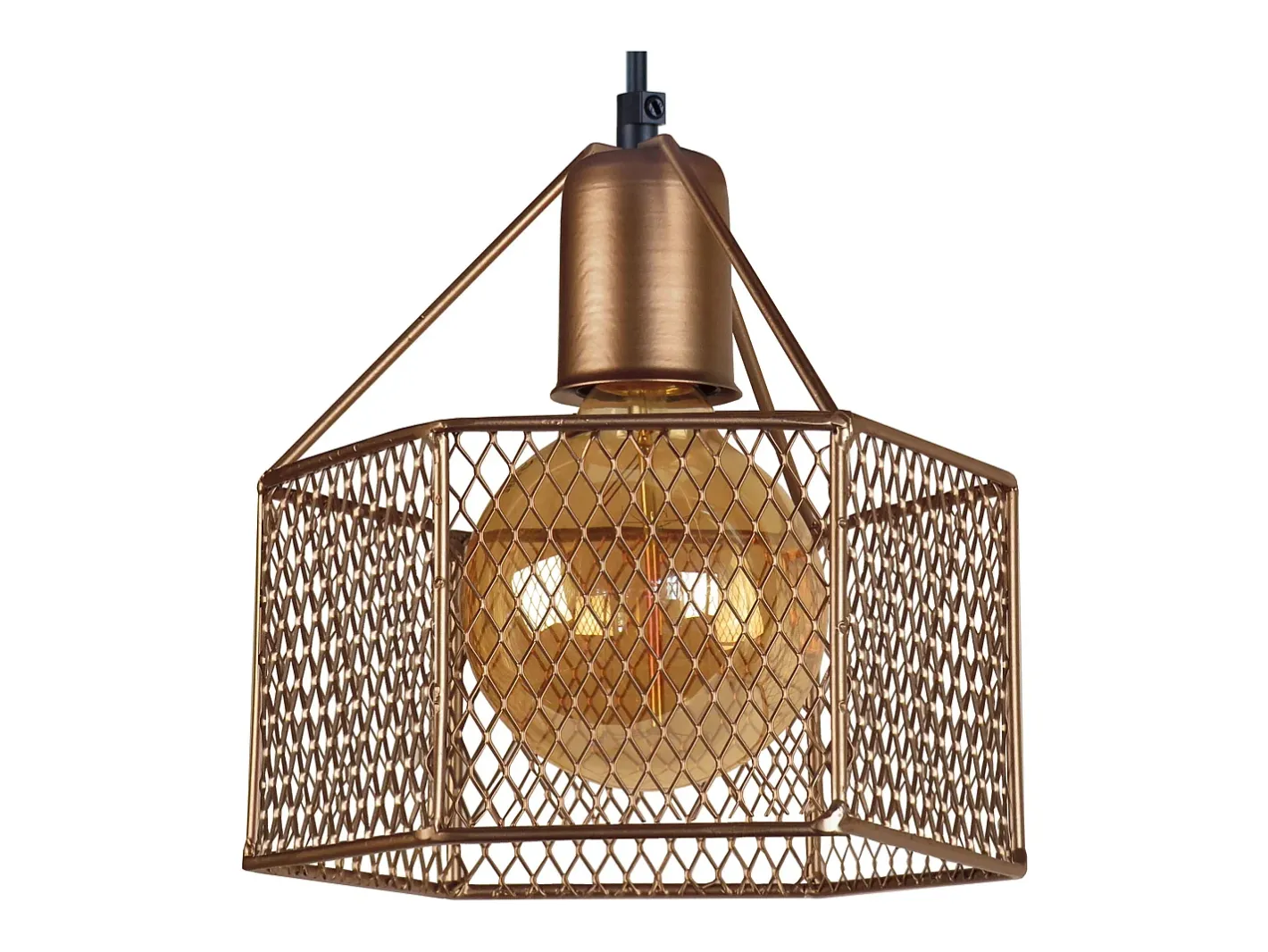 TOSEL Suspensión ,metal,Bronce ,A75xD18xP18cm Cobrizo Outlet