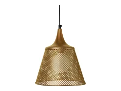 TOSEL Suspensión ,metal, ,A 90x D25xP25cm Dorado