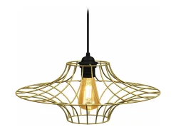 TOSEL Lámpara Suspendida-Suspensión ,metal, ,A76xD40xP40cm Dorado