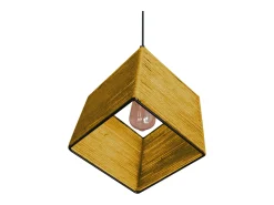 TOSEL Suspensión ,metal-fibra,,A90xD 25x P 25cm Amarillo Hot